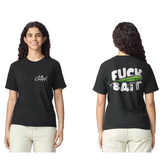 Front and back view of girl fishing shirt