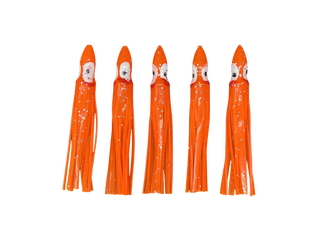 MagBay Hoochie Skirts 4.5" - Orange (5 pack)