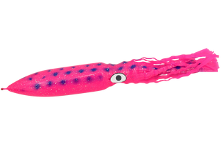 Pink with Blue Dots