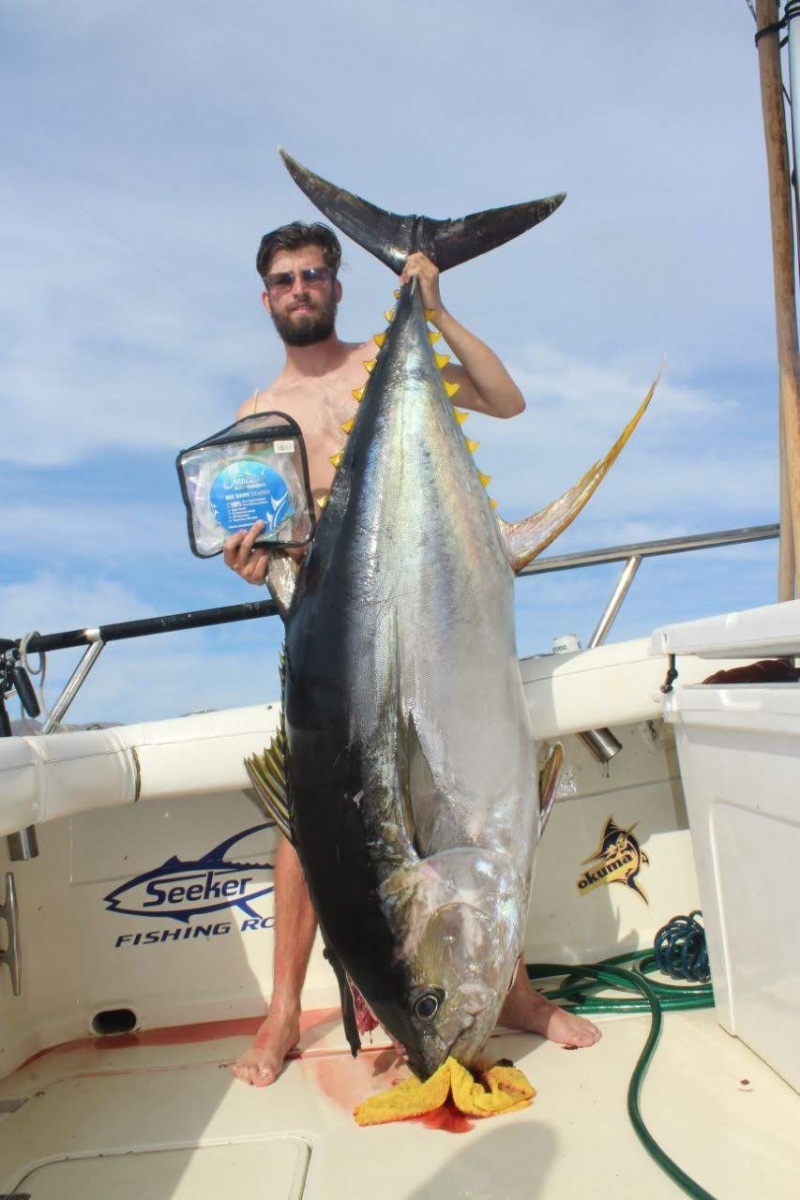 Momoi Hi-Catch Fluorocarbon leader 20m 100lb game leader line rigs marlin  tuna