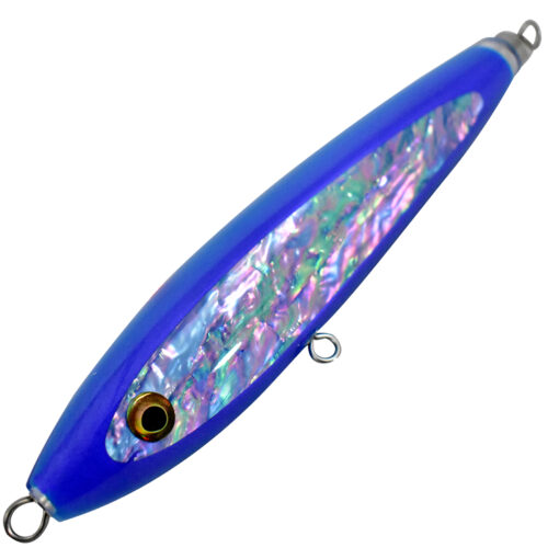 Blue Stickbait lure without hooks