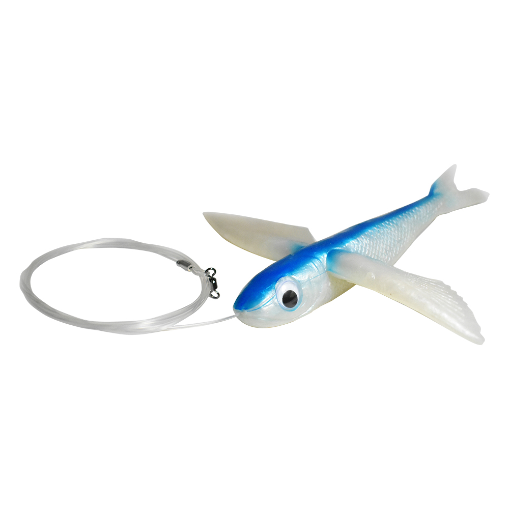 1Stk Lifelike Flying Fish Fishing Bait 17/21cm Tuna Fishing Lure w/ Fishing DC