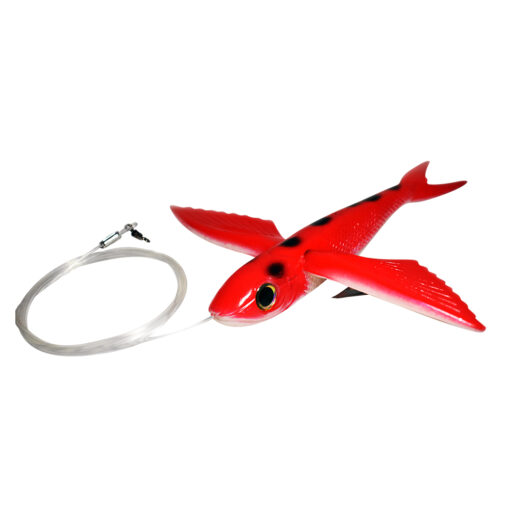 Red Flying Fish Rigged