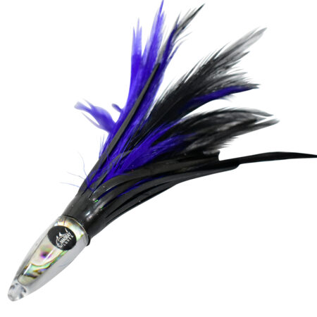 Purple tuna feather lure