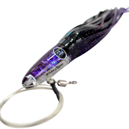 Wahoo clipper purple lure rigged