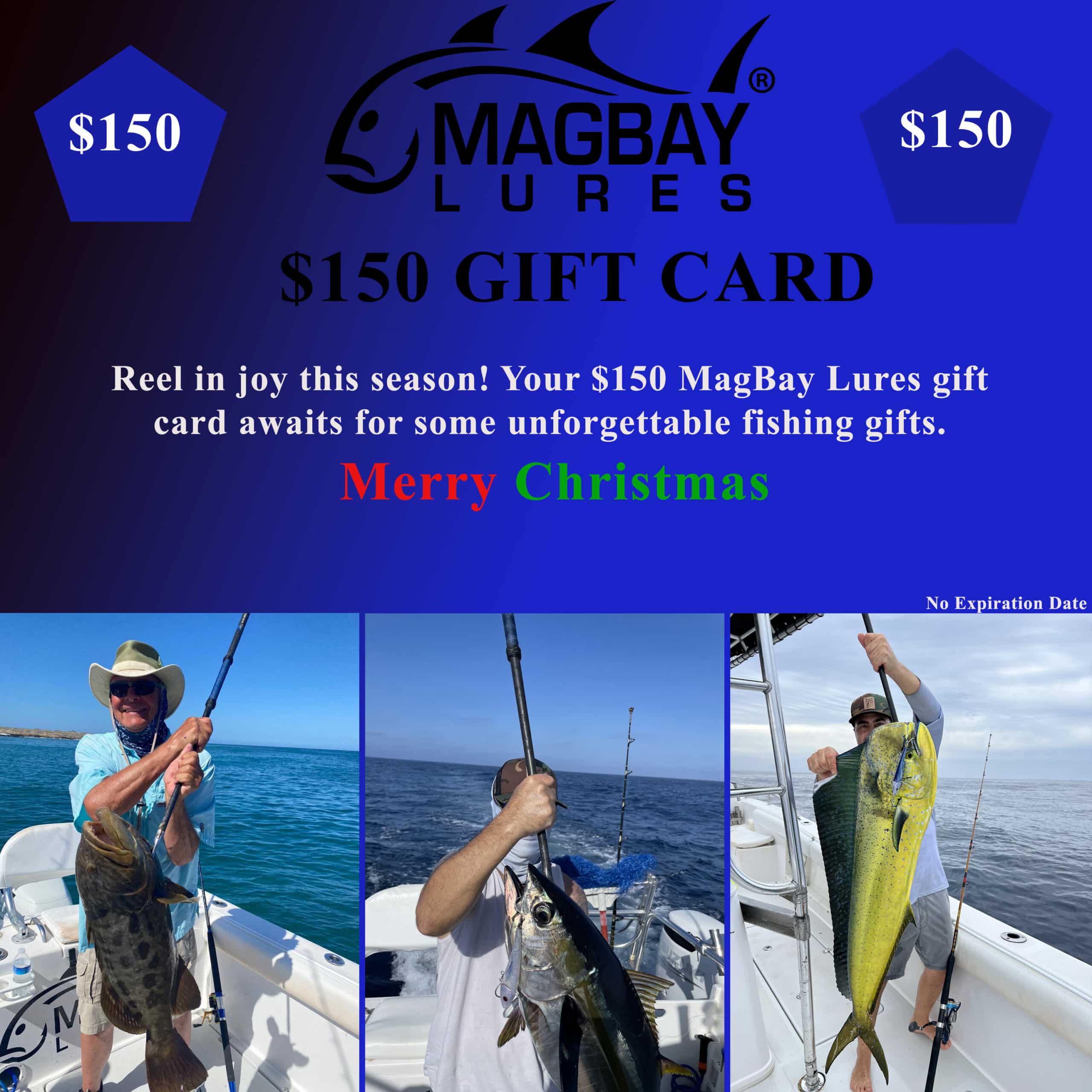 Specials Gift Card Xmas 2023 - $150 Card for $100 Purchase - MagBay Lures -  Wahoo and Marlin Fishing Lures