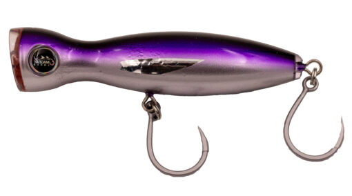 Purple Silver Aguamala Popper